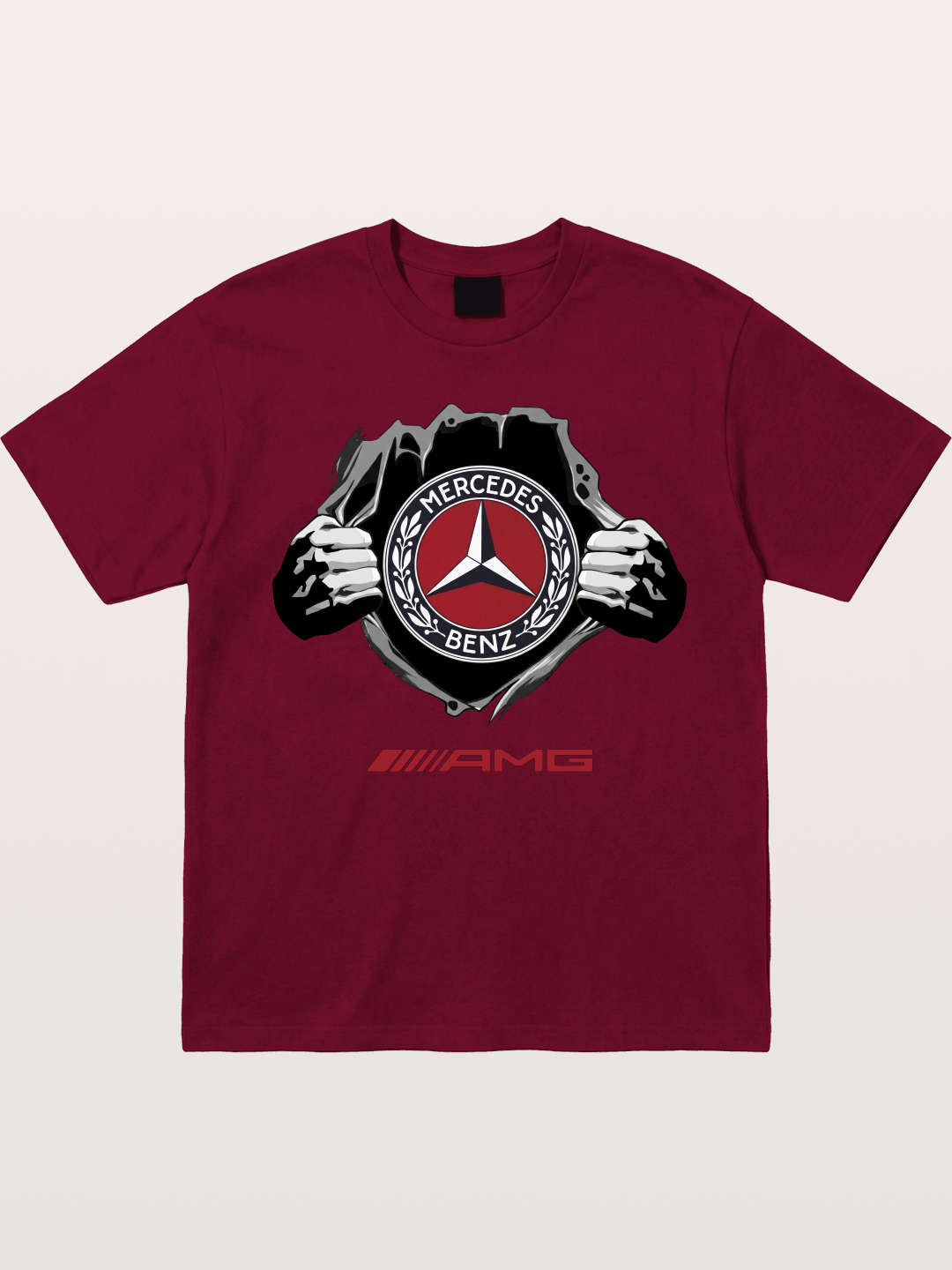 Benz Star Tear Graphic Gildan T-shirt