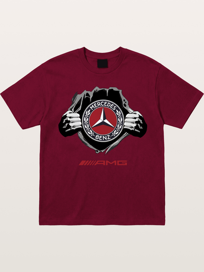 Benz Star Tear Graphic Gildan T-shirt