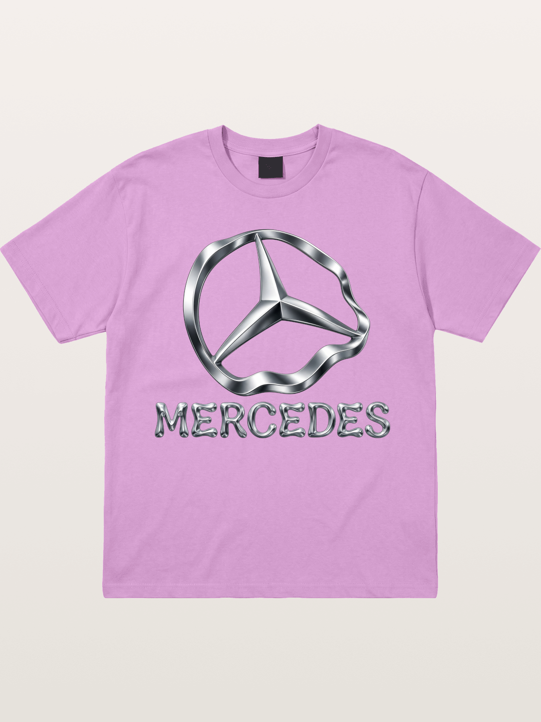 Mercedes Liquid Metal Logo Gildan T-shirt