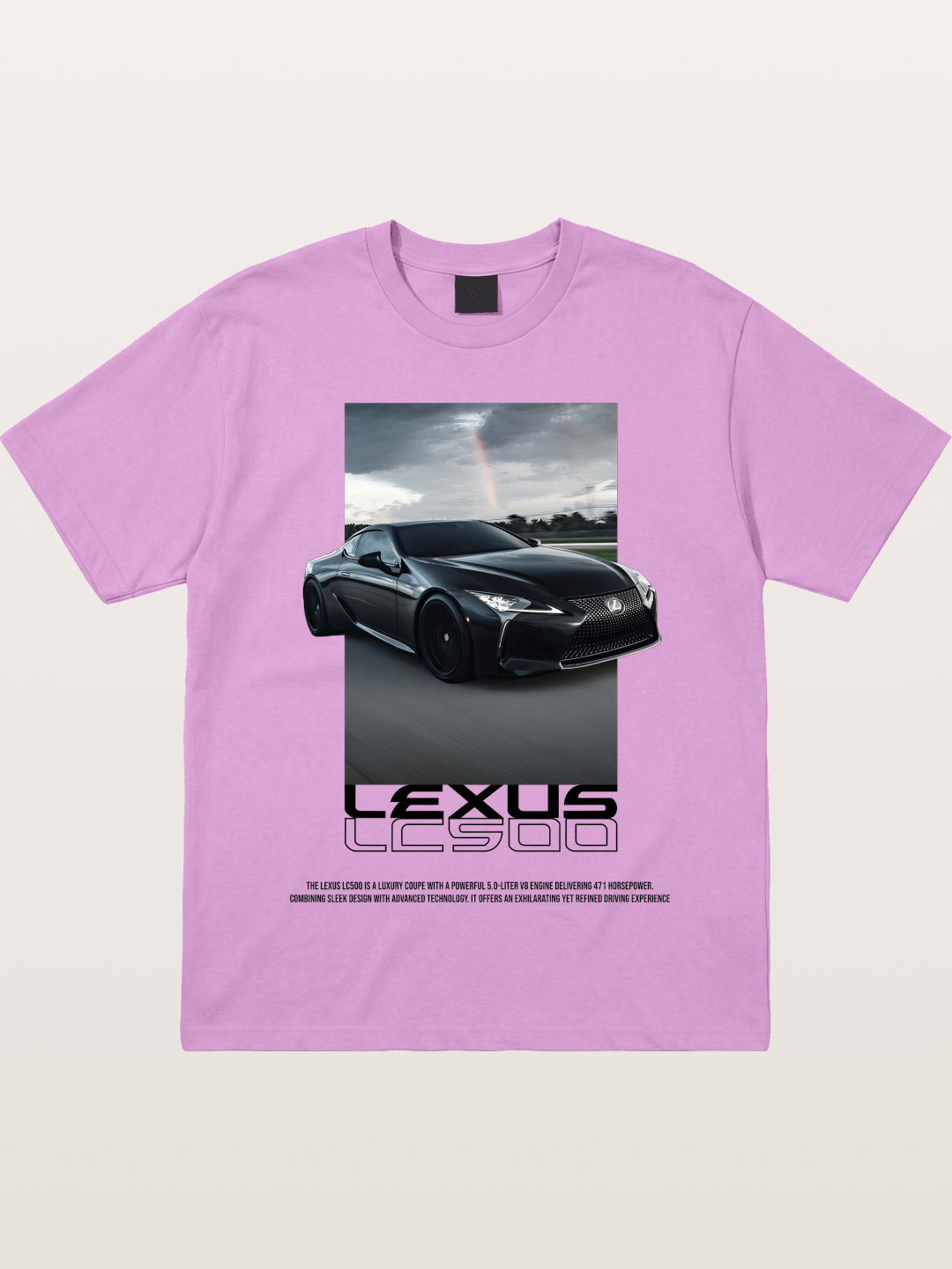 Lexus LC500 Sports Car Poster Gildan T-shirt
