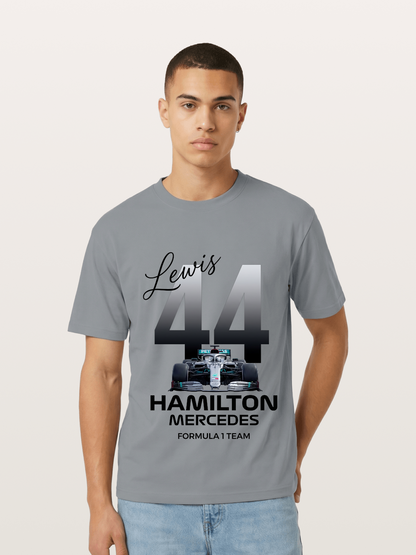 Lewis Hamilton Mercedes 44 Design Gildan T-shirt