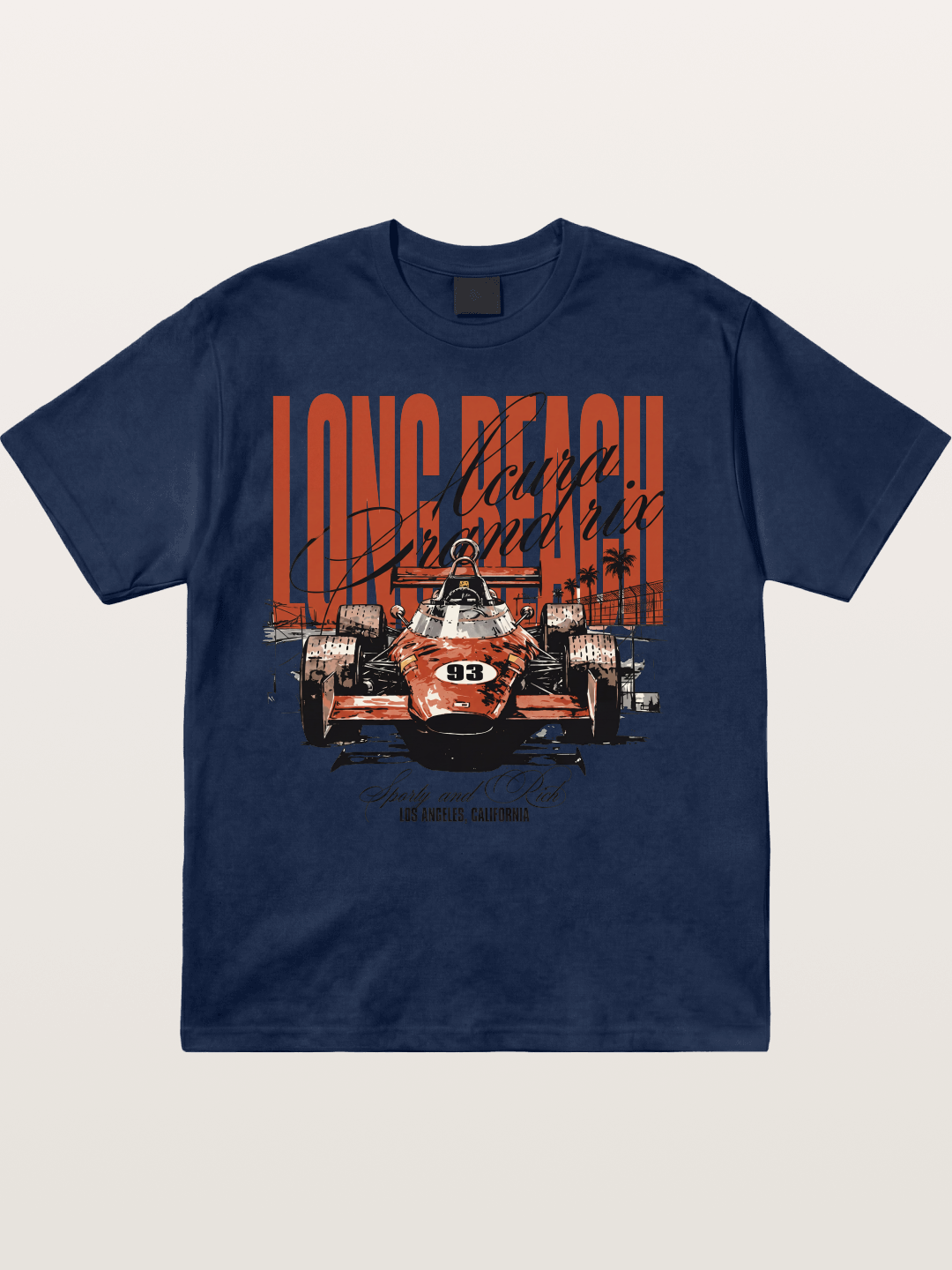 Long Beach Grand Prix Art Cotton T-shirt