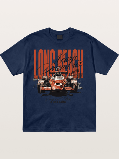 Long Beach Grand Prix Art Cotton T-shirt