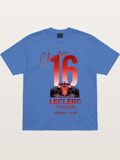 Charles Leclerc Ferrari 16 Art Gildan T-shirt