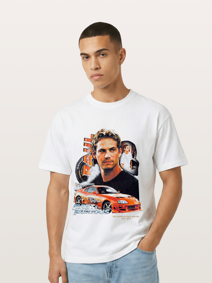 Orange Supra Fast & Furious Gildan T-shirt