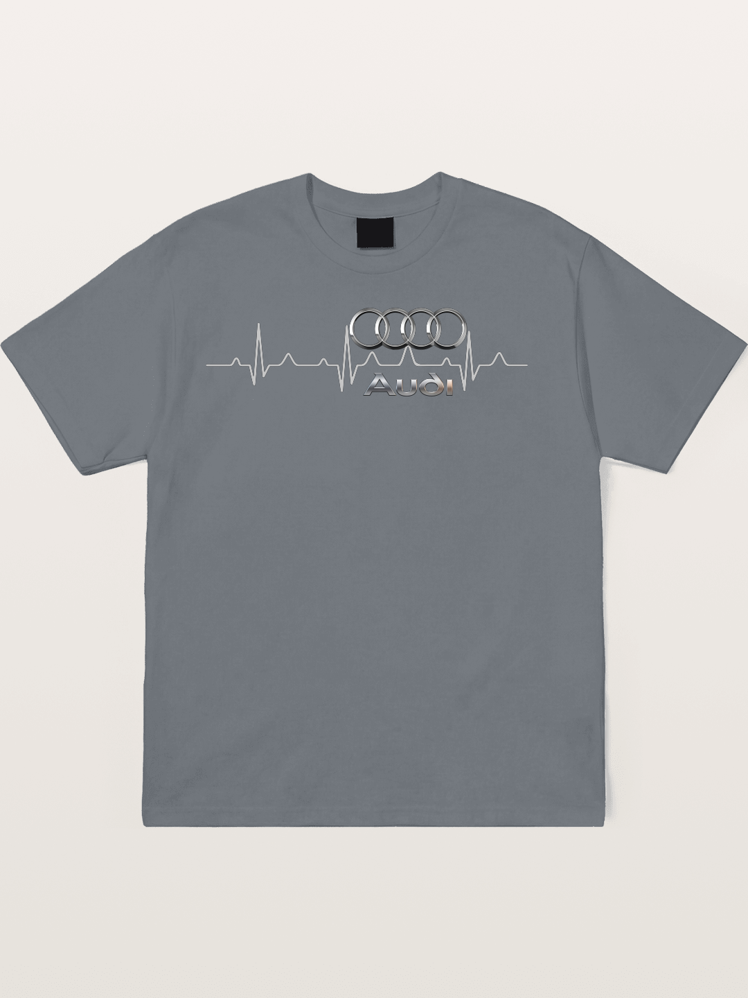 Audi Heartbeat Four Rings Cotton T-shirt