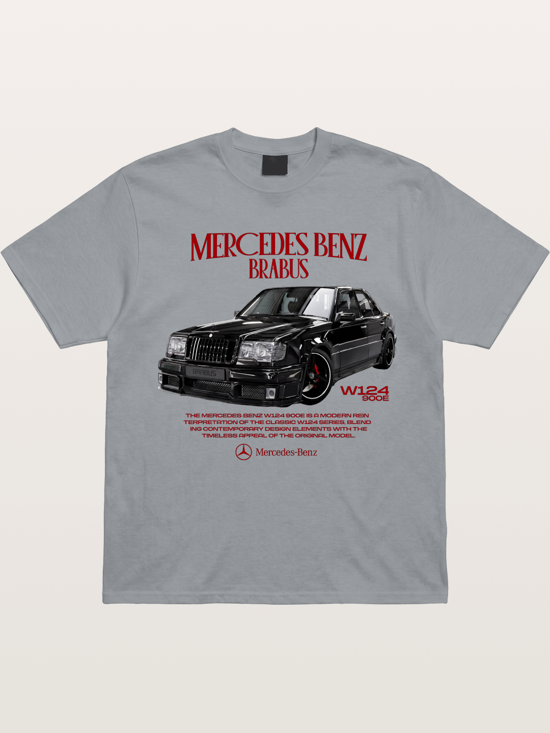 W124 500E Brabus Retro Gildan T-shirt