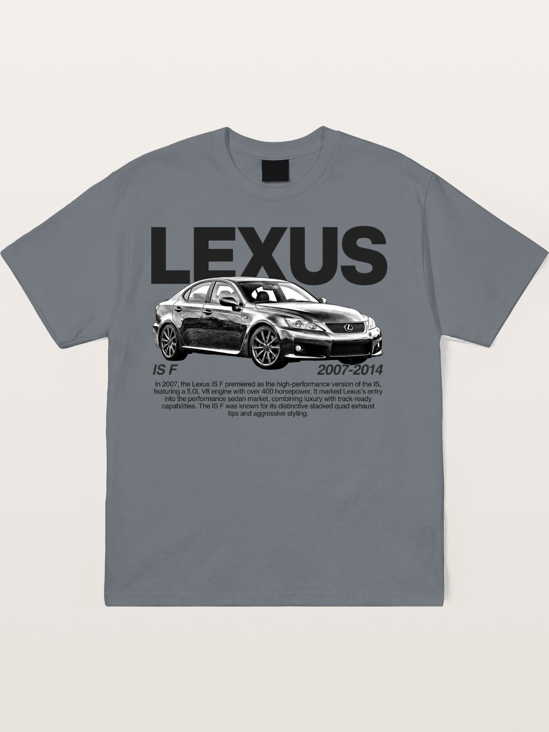 Lexus IS F 2007-2014 Print Cotton T-shirt