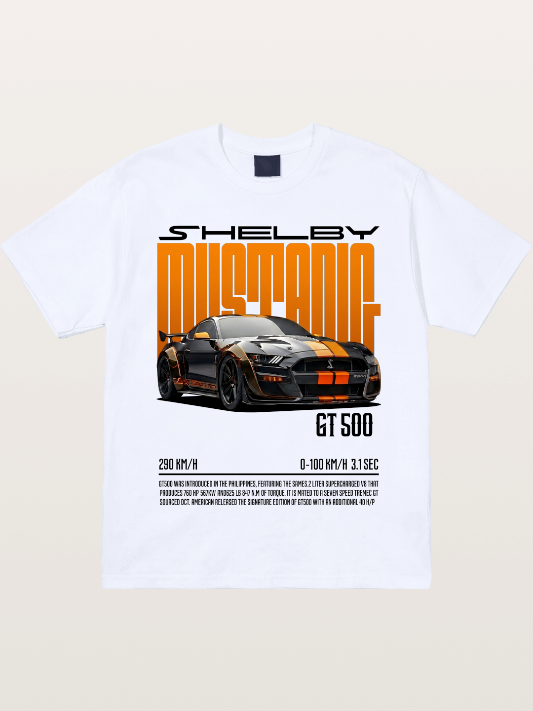 Shelby Mustang GT500 Art Gildan T-shirt