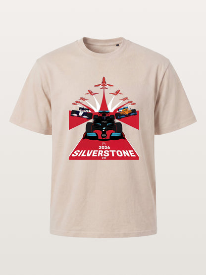 Silverstone F1 Race Formation With Jets Cotton T-shirt