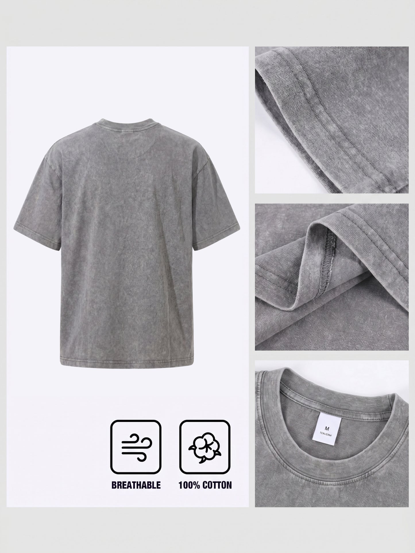 Saratoga 1863 Equestrian Heritage Mark Washed T-shirt