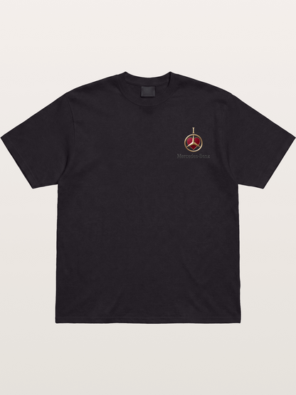 Mercedes Love Logo Art Cotton T-shirt
