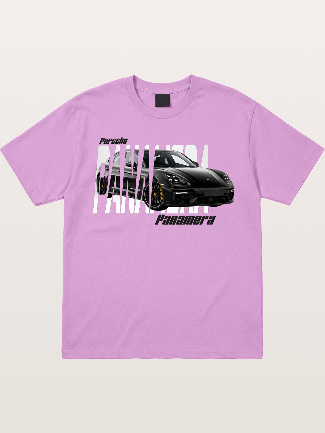 Porsche Panamera Typography Print Gildan T-shirt