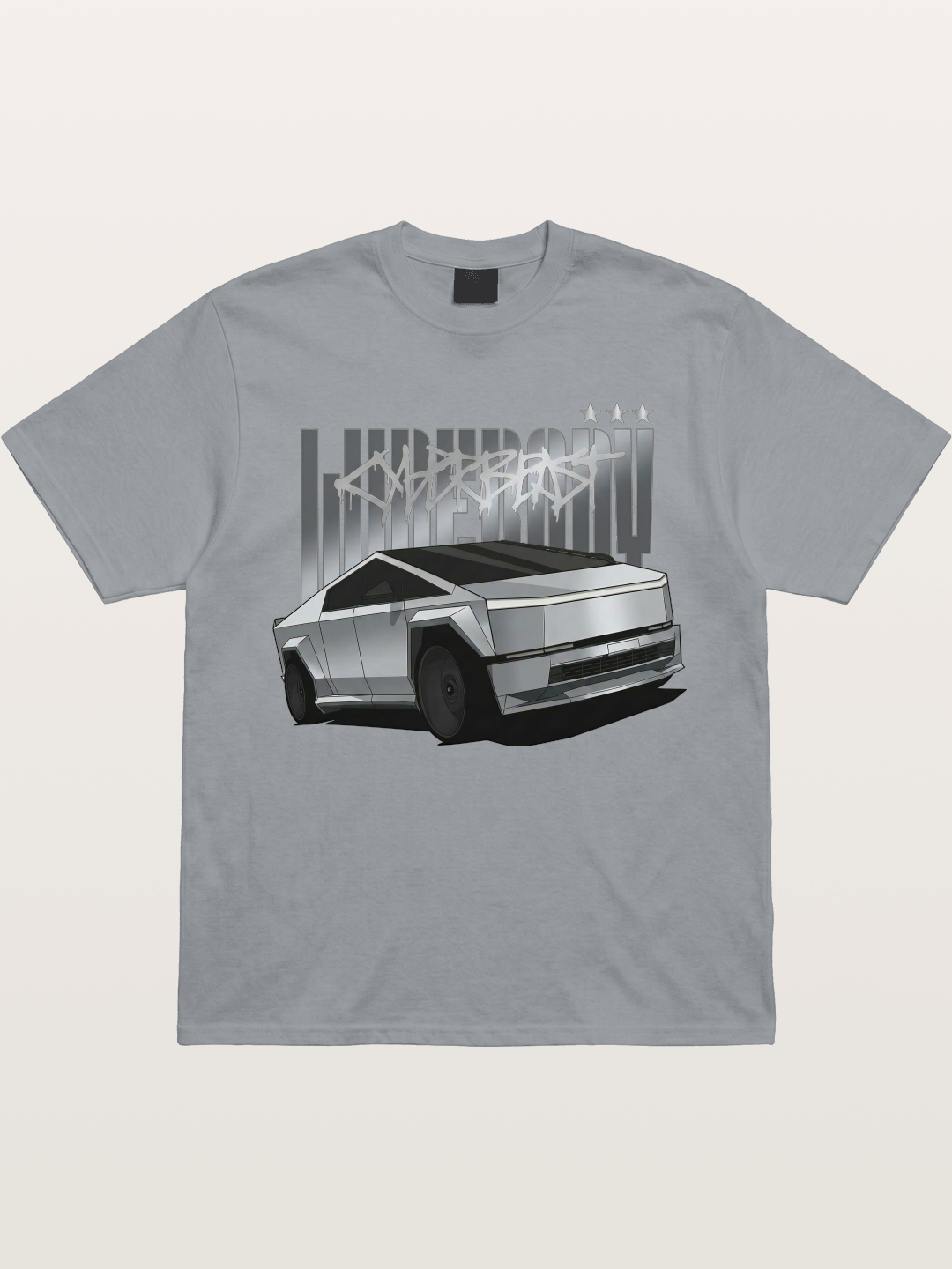 Cybertruck Graffiti Typography Gildan T-shirt