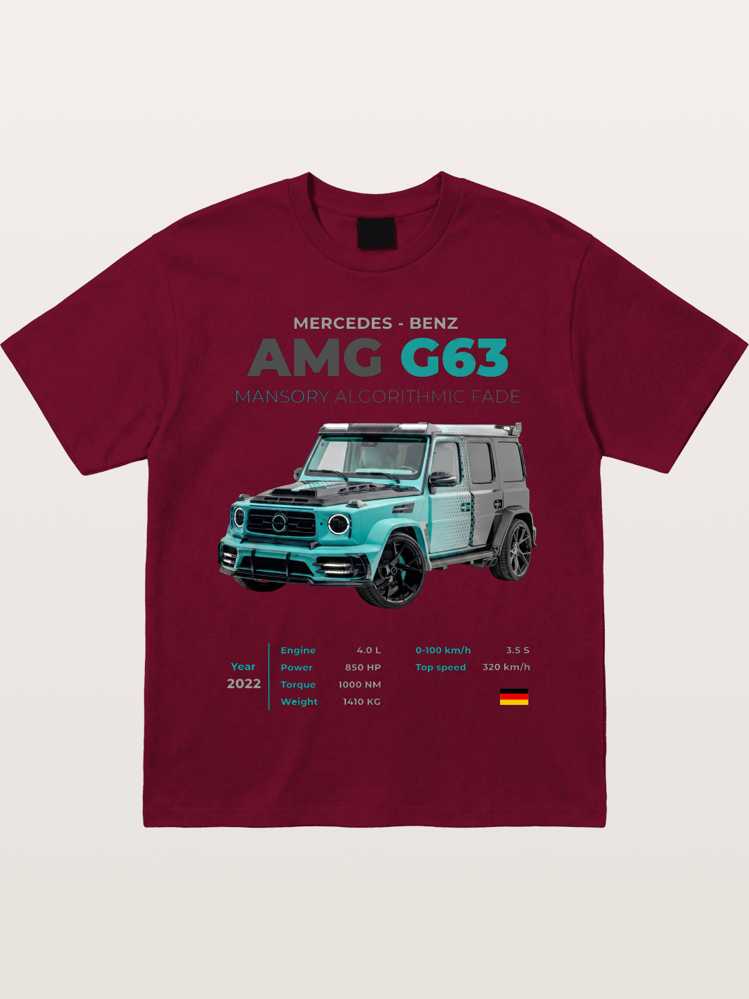 Mansory AMG G63 Fade Art Gildan T-shirt
