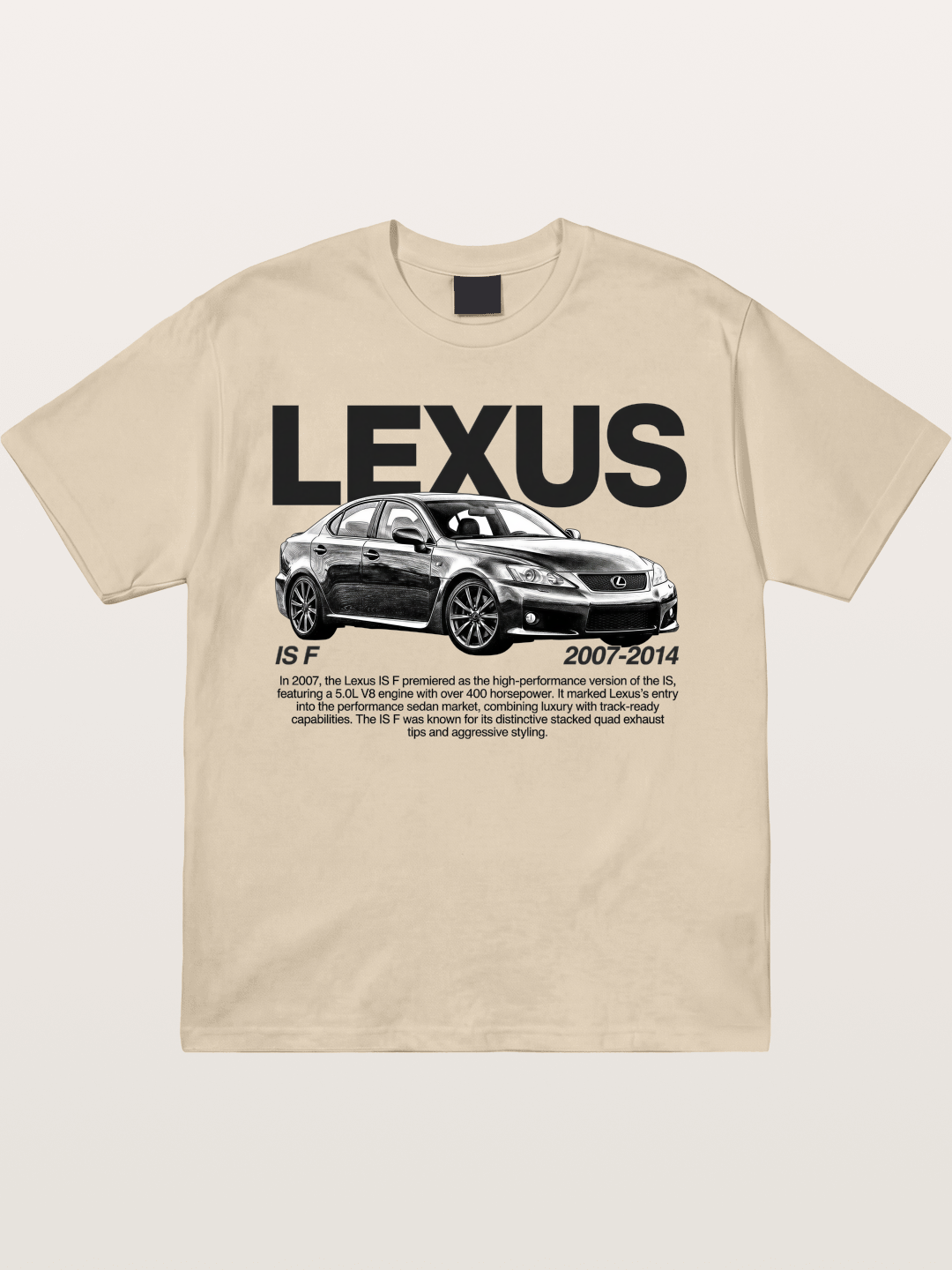Lexus IS F 2007-2014 Print Gildan T-shirt