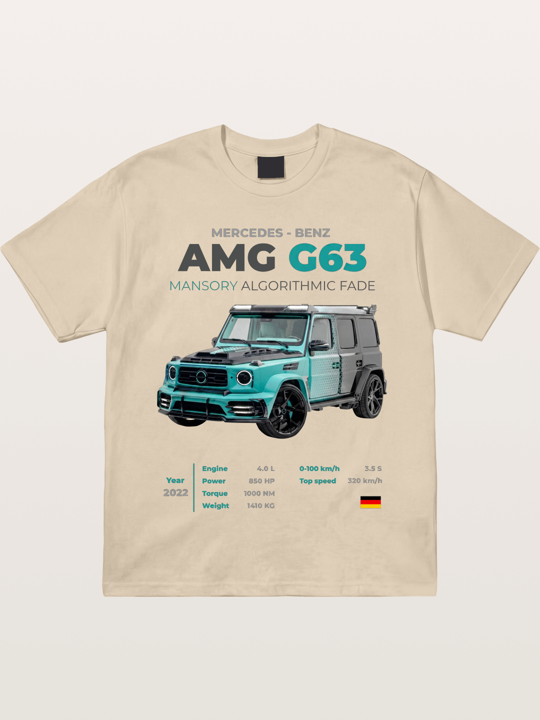 Mansory AMG G63 Fade Art Gildan T-shirt