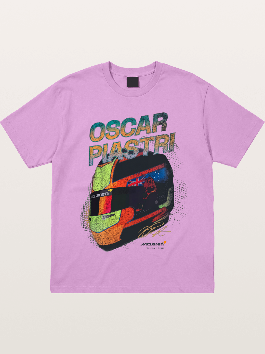 Oscar Piastri McLaren Helmet Gildan T-shirt