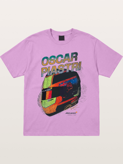 Oscar Piastri McLaren Helmet Gildan T-shirt