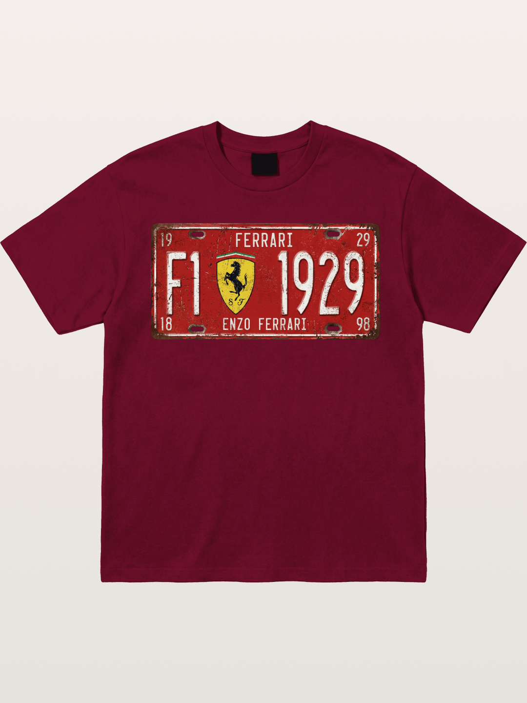 license plate Gildan T-shirt