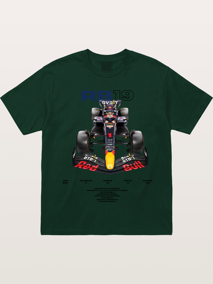 Cat Driving Red Bull F1 Gildan T-shirt
