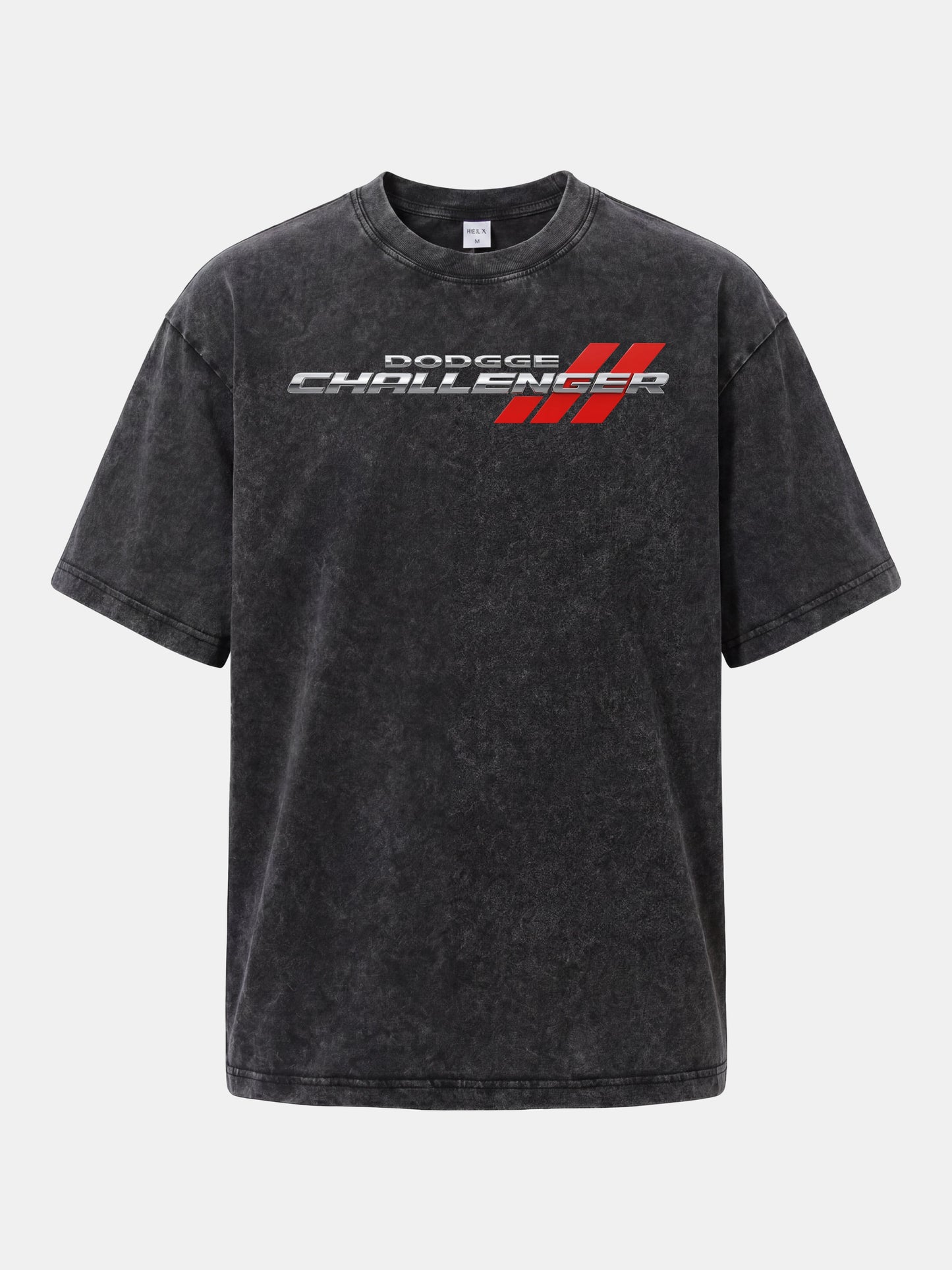 Metallic Challenger Strip Logo Washed T-shirt