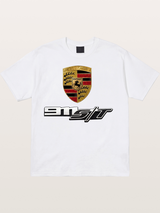 Porsche Crest With 911 ST Cotton T-shirt