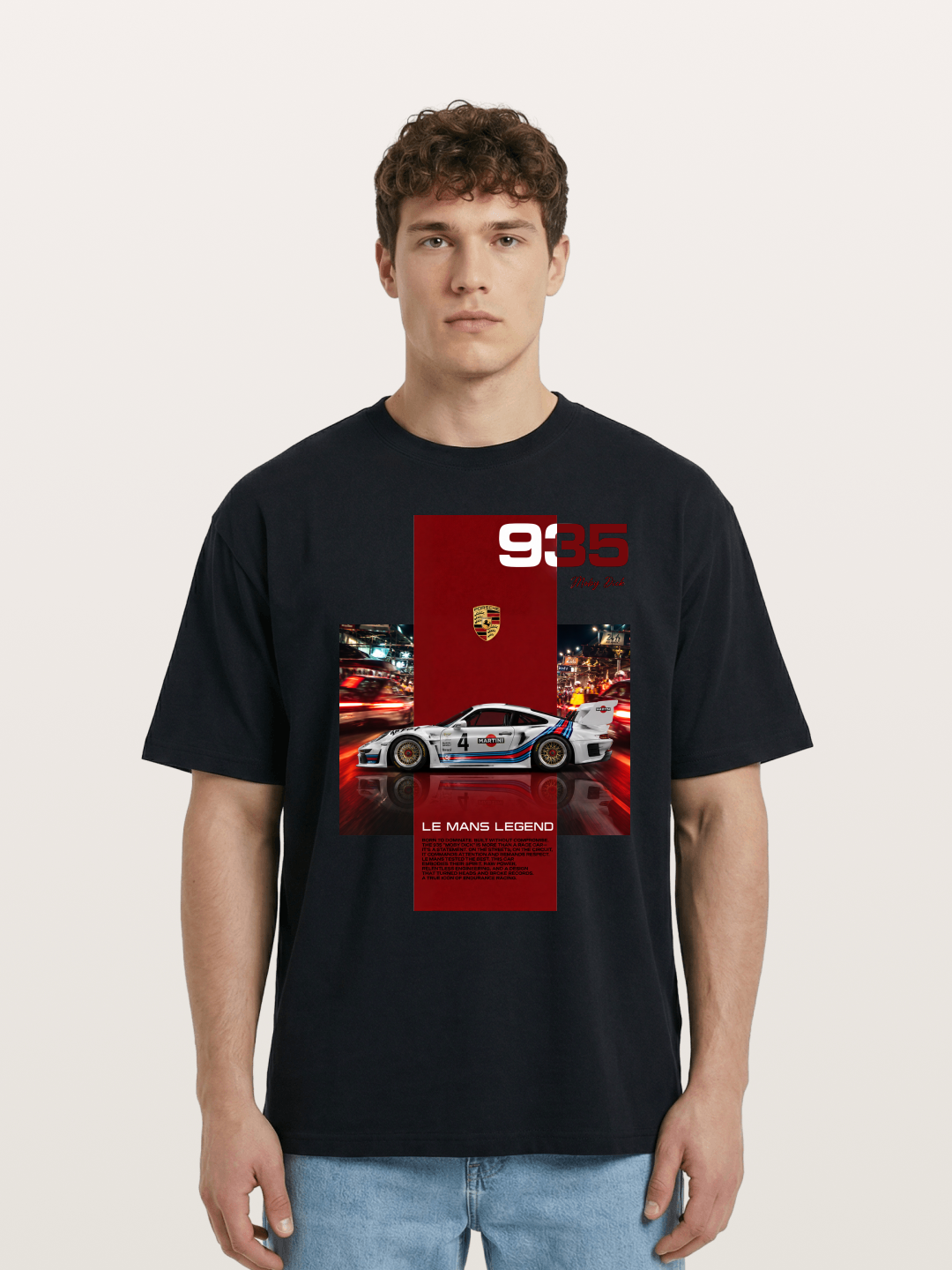 Porsche 935 Le Mans Legend Martini Cotton T-shirt