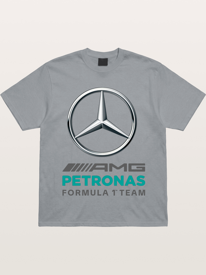 F1 Mercedes Petronas Team Logo Gildan T-shirt