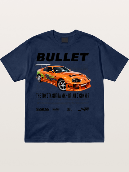 Toyota Supra Fast Furious Print Cotton T-shirt