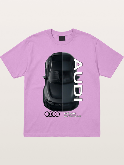 Audi E-Tron Split View Print Gildan T-shirt