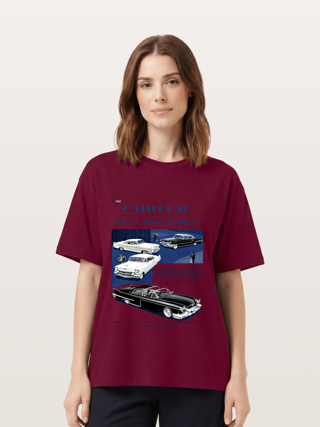 Cadillac Classic Car History Art Gildan T-shirt