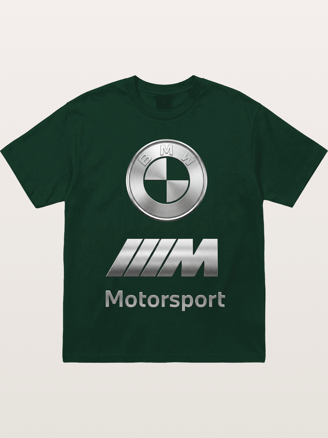 BMW Motorsport Metal Logo Art Gildan T-shirt