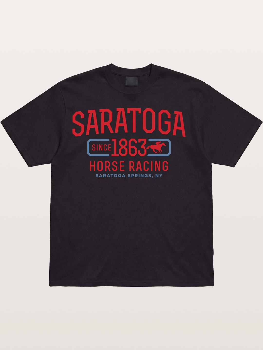 Saratoga Horse Racing Since 1863 Cotton T-shirt