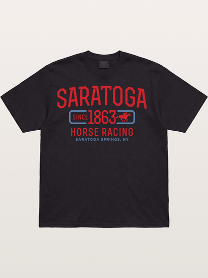 Saratoga Horse Racing Since 1863 Cotton T-shirt