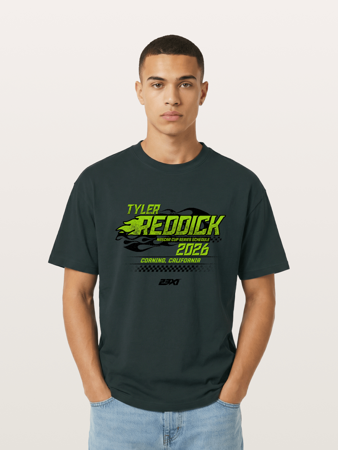 Tyler Reddick 2026 NASCAR Schedule Art Gildan T-shirt