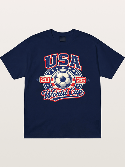 USA World Cup 2026 Retro Badge Gildan T-shirt