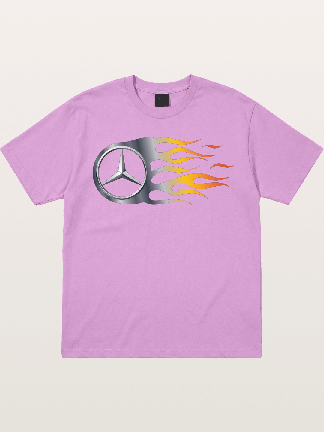 Mercedes Star With Flame Design Gildan T-shirt