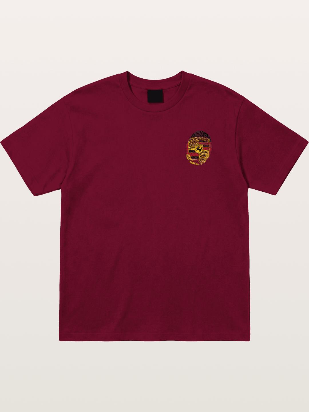 Porsche Crest Fingerprint Gildan T-shirt