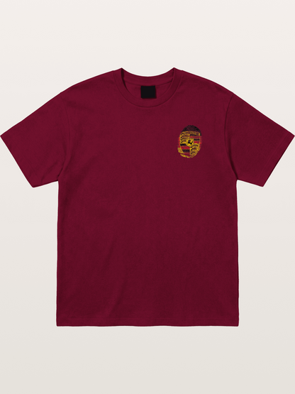 Porsche Crest Fingerprint Gildan T-shirt