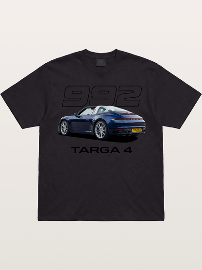 Porsche 992 Targa 4 Poster Gildan T-shirt