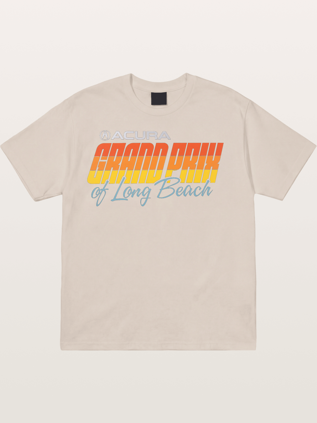 Sunset Grand Prix Typography Cotton T-shirt