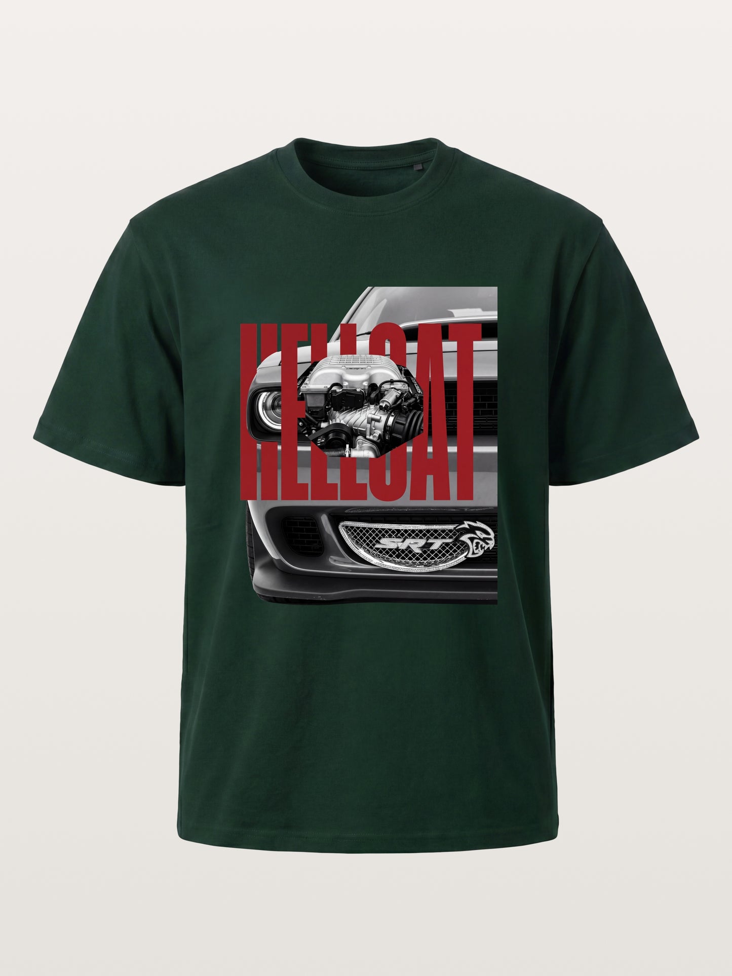 Hellcat Engine Overlay Art Gildan T-shirt
