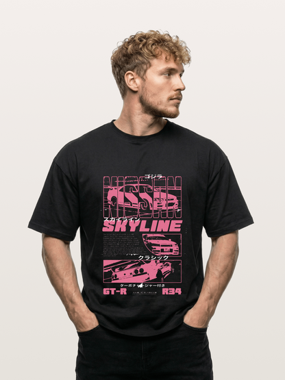 Godzilla GT-R Skyline Gildan T-shirt