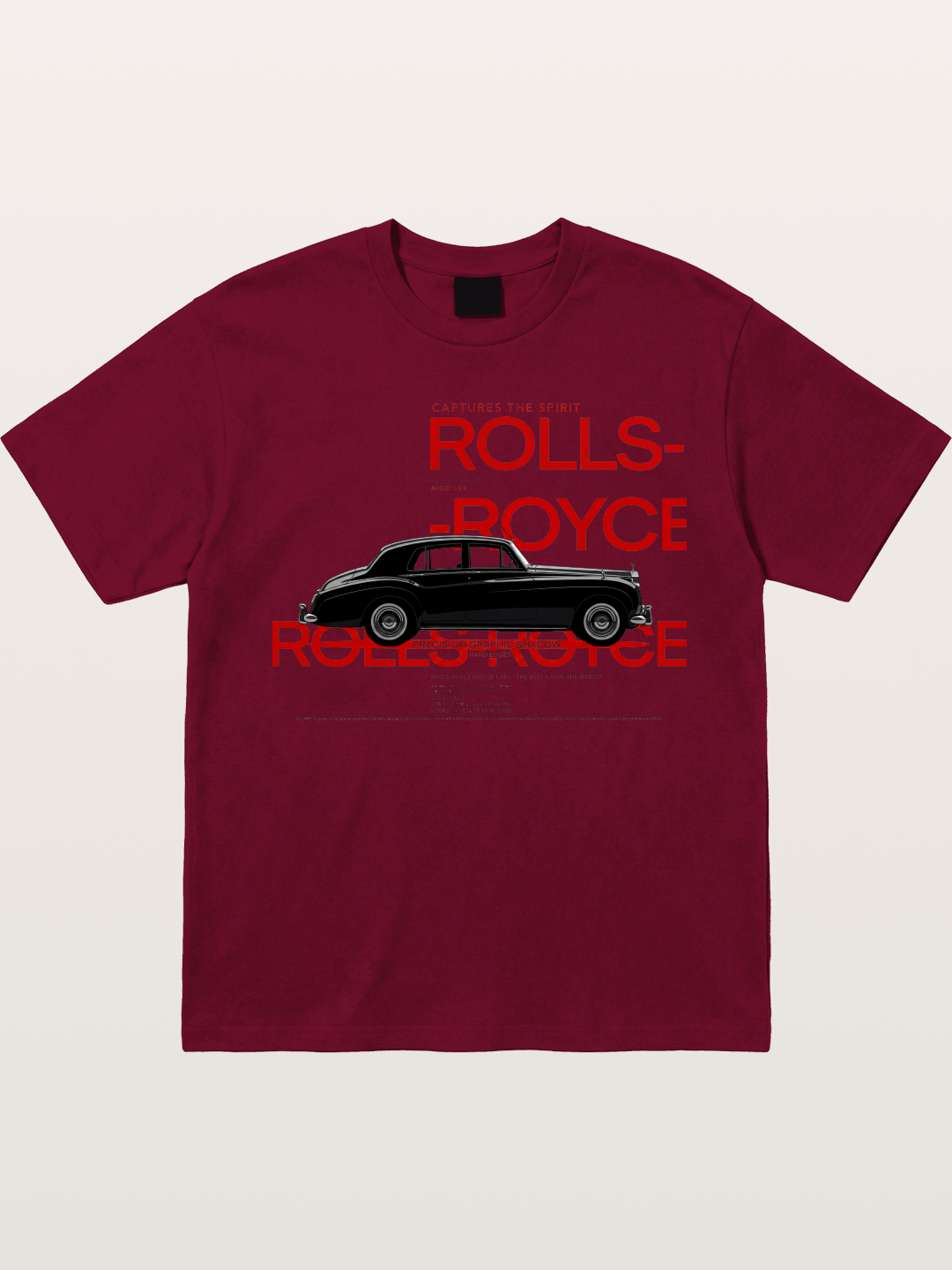 Vintage Rolls Royce Poster Art Gildan T-shirt