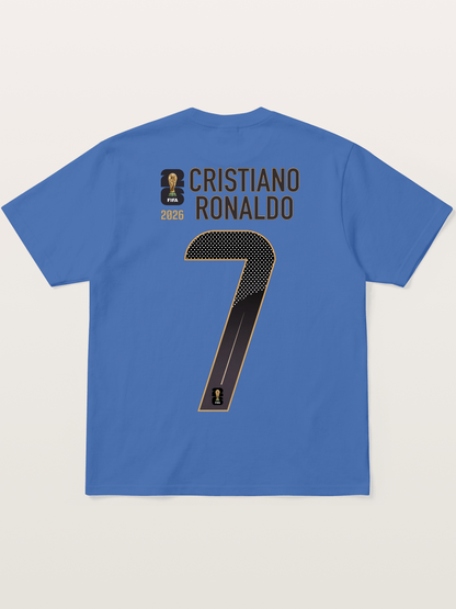 Portugal 7 Ronaldo 2026 WC Gildan T-shirt