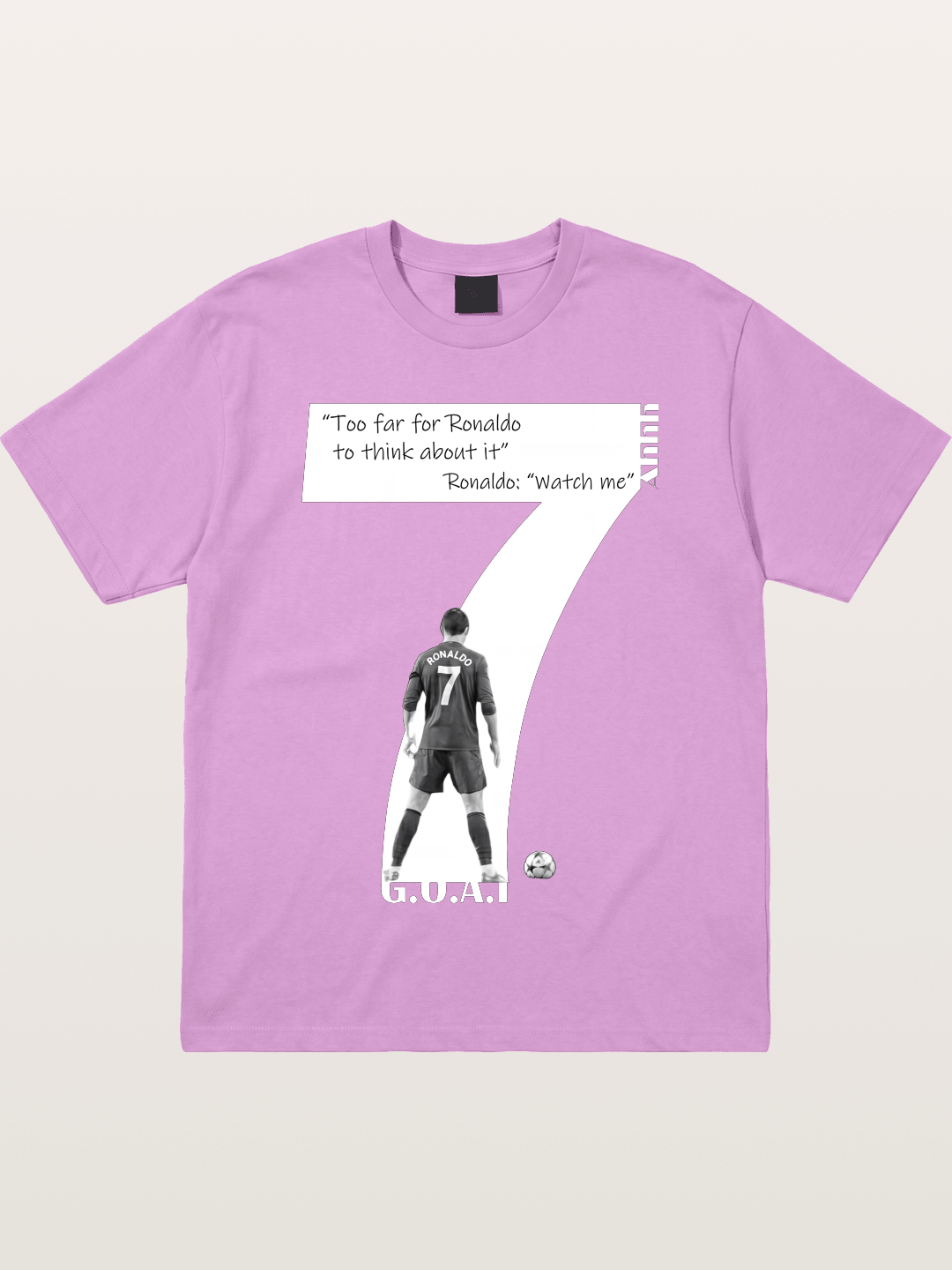 Ronaldo #7 Watch Me Quote Gildan T-shirt