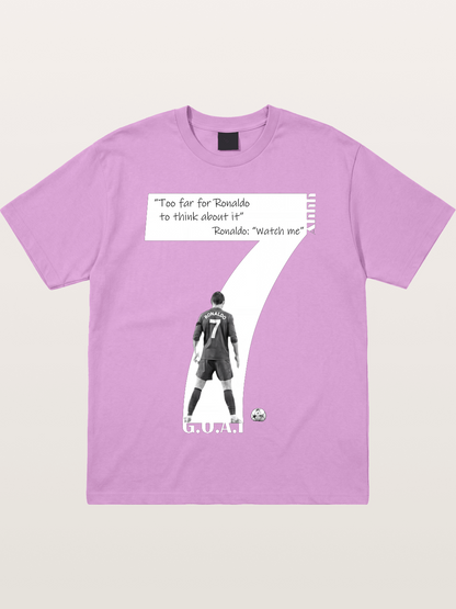 Ronaldo #7 Watch Me Quote Gildan T-shirt