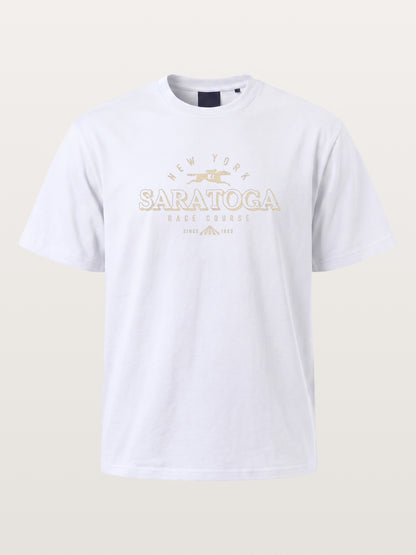 Saratoga Vintage Gold Tone Mark Cotton T-shirt
