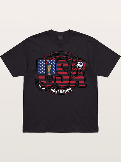 USA 2026 World Cup Typography Gildan T-shirt